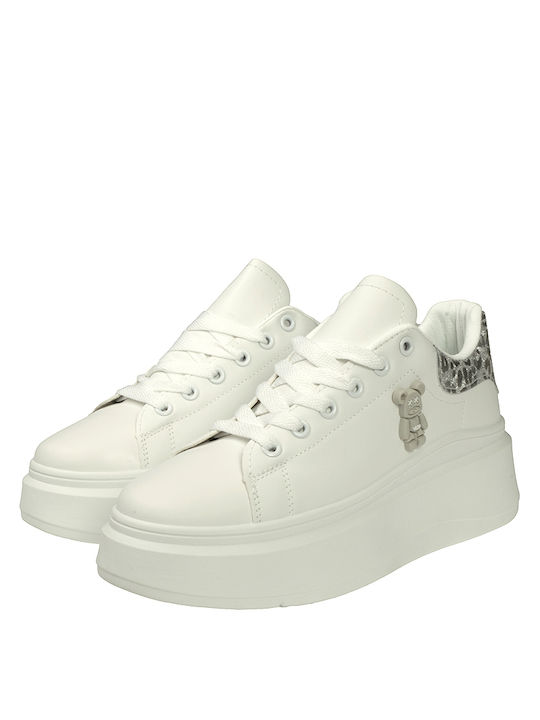 Plato Sneakers White-Silver