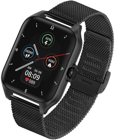 Garett Activity 2 Smartwatch με Παλμογράφο (Μαύρο)