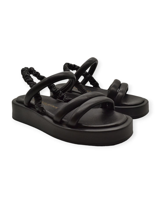 Hawkins Premium Women's Flat Sandals in Black Color