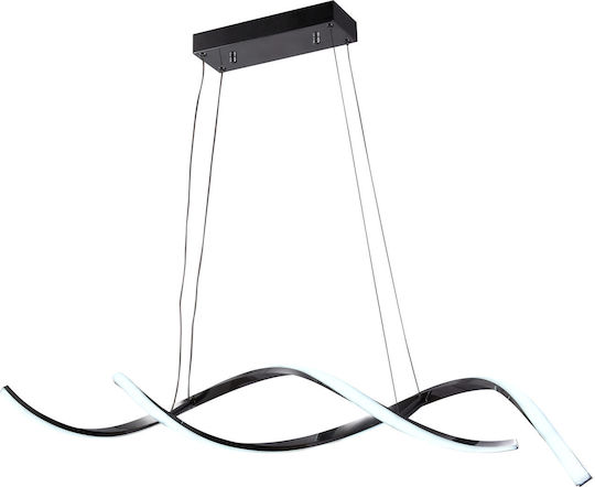 Lightex Κρεμαστό Φωτιστικό Ασημί LED