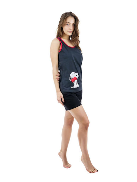 Sara Set Pijamale pentru Femei Anthracite