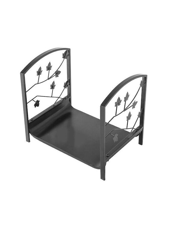Strend Pro Lemn Raft Depozitare lemne 40x37x31cm Negru
