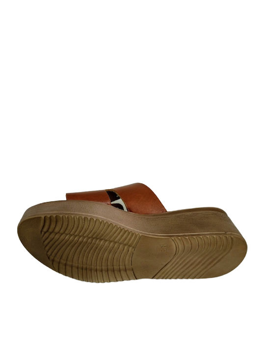Leather Women's Anatomic Sandals Tabac Brown