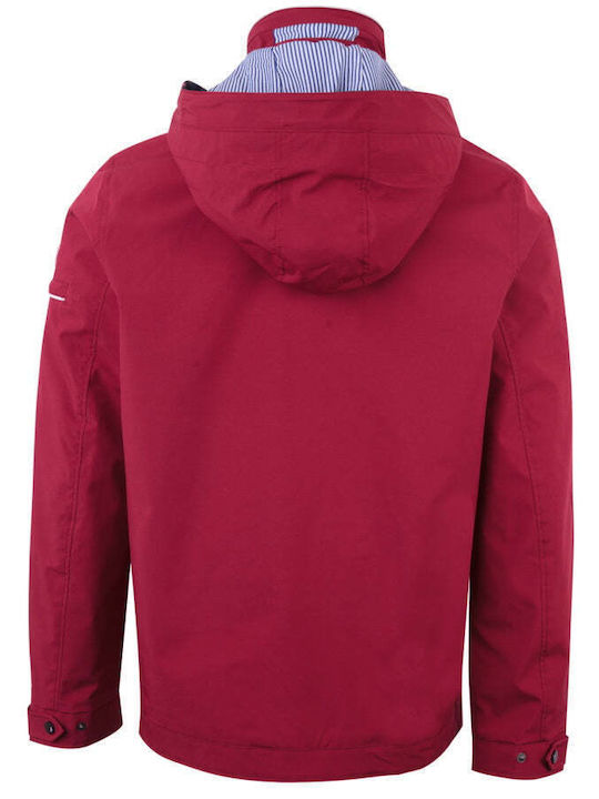 North Star Herren Jacke Lässig Rot