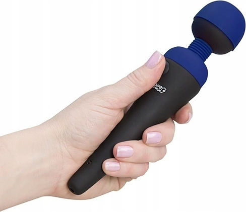 Palmpower Wand Massager Moving Head Blue