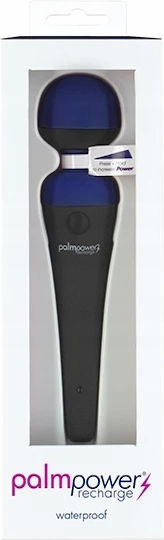 Palmpower Wand Massager Moving Head Blue