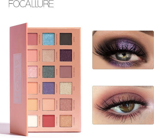 Focallure Sweet As Honey Collection 18-Color Eye Shadow Palette