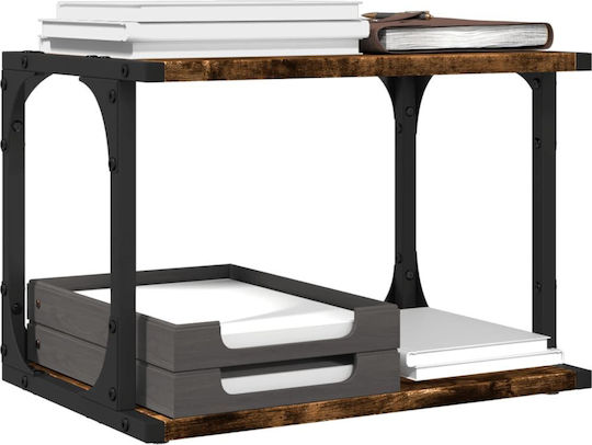 vidaXL Rafturi de baie Raft Baie Lemn 41x28x33.5cm Maro