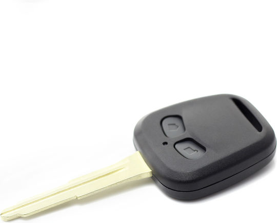 CarGuard Carcasă cheie auto cu lamă cu 2 butoane pentru Mitsubishi