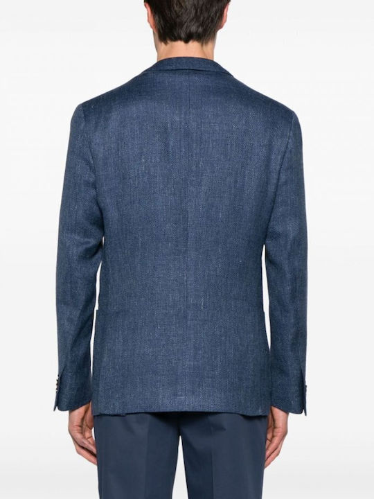 CC Collection Corneliani Men's Winter Suit Jacket Blue