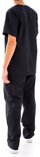 DS Wear Unisex Black Pants & Blouse Set