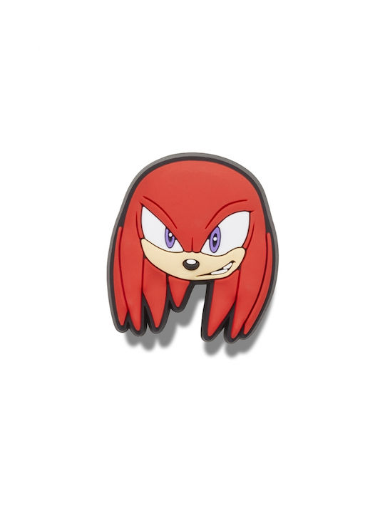 Καρφιτσα Crocs Jibbitz Sonic Hedge Hog Knuckles Κόκκινο 10011-909