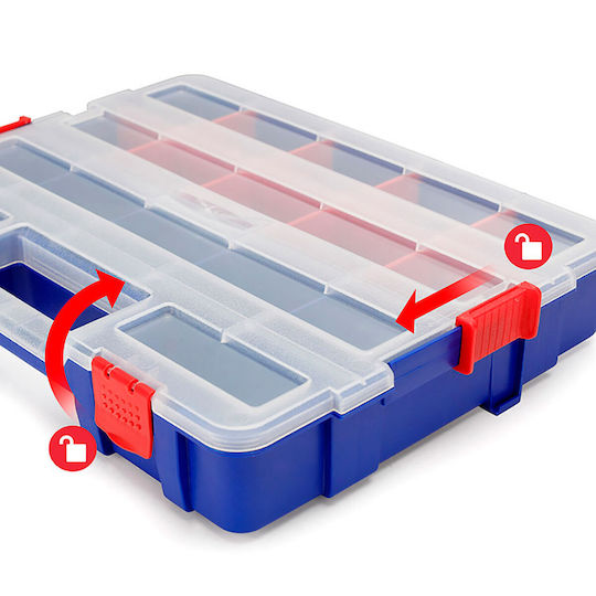 WorkPro Werkzeugkoffer-Organisator Blau 38.2x30x6.2cm