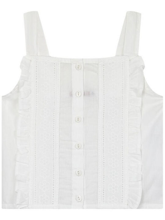 Energiers Kids Blouse Sleeveless White