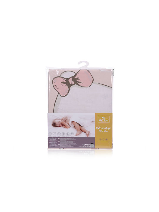 Lorelli Βρεφική Παπλωματοθήκη Ballerina Bear Pink 140x95εκ.