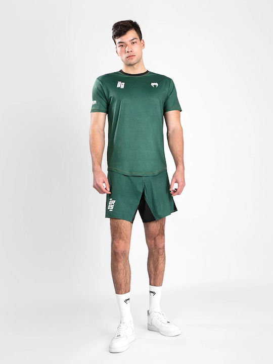 Venum Herren Kurzärmlig T-Shirt VENUM-04970-015 für MMA Grün