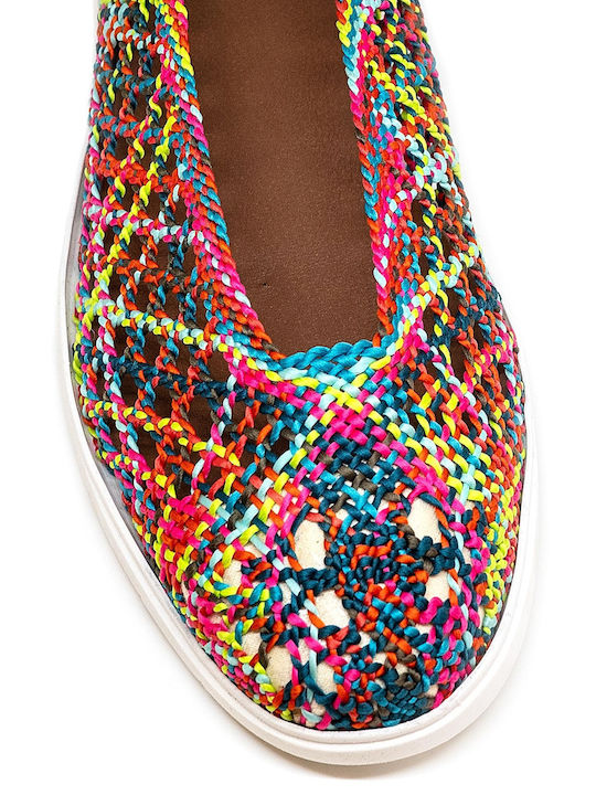 Damen Ballerinas in Mehrfarbig Farbe