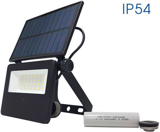 Vivalux Wasserdicht Solar LED Flutlicht 8W mit Bewegungssensor IP54