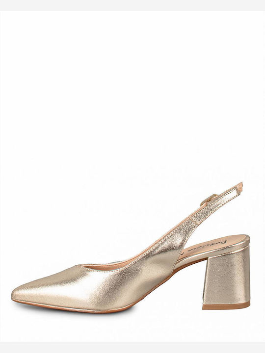 Patricia Miller Champagne Heels