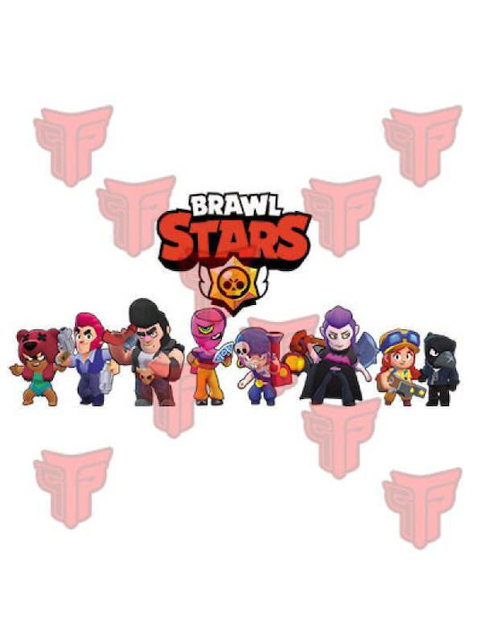 Herren Baumwoll-T-Shirt Takeposition Unlock All Brawlers Brawl Stars Rot 320-4512b-05