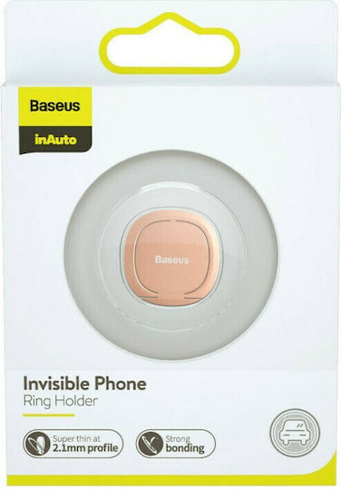Suport universal pentru telefon Baseus inel invizibil roz 17793