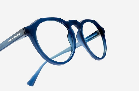 Hawkers Warwick Acetate Blue Light Blocking Glasses in Blue Color
