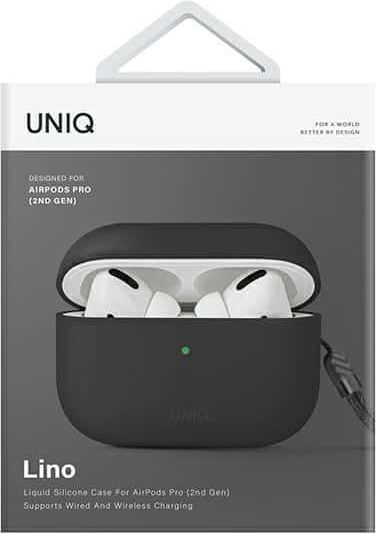 Уникален калъф от силикон за Airpods Pro 2 Gen 2022/2023 в цвят пепел от Lino