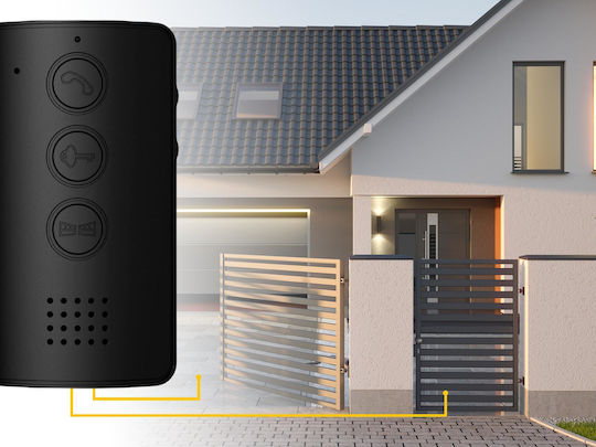 Eura Eura Wireless Video Door Phone Black