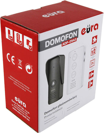 Eura Eura Wireless Video Door Phone Black