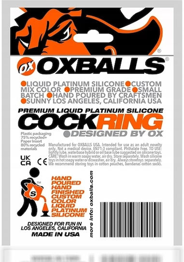 Oxballs Ring Schwanz Silikon Schwarz