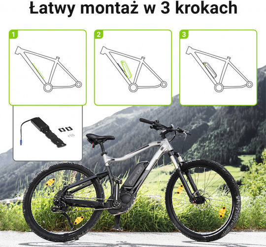 Green Cell E-bike Electric Bike Battery Charger 48v 18ah 864wh Li-ion Xlr 3 Pin