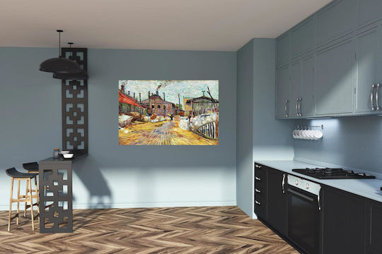 1887 Painting Copy of Van Gogh on Canvas 50x40cm