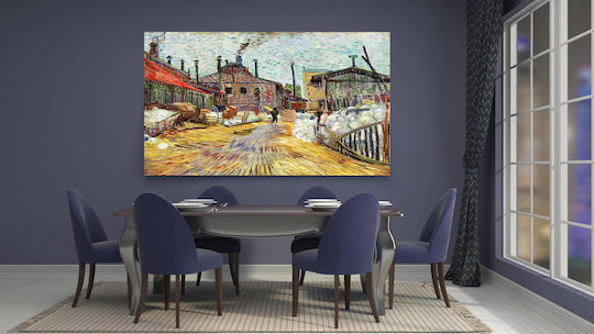 1887 Painting Copy of Van Gogh on Canvas 50x40cm