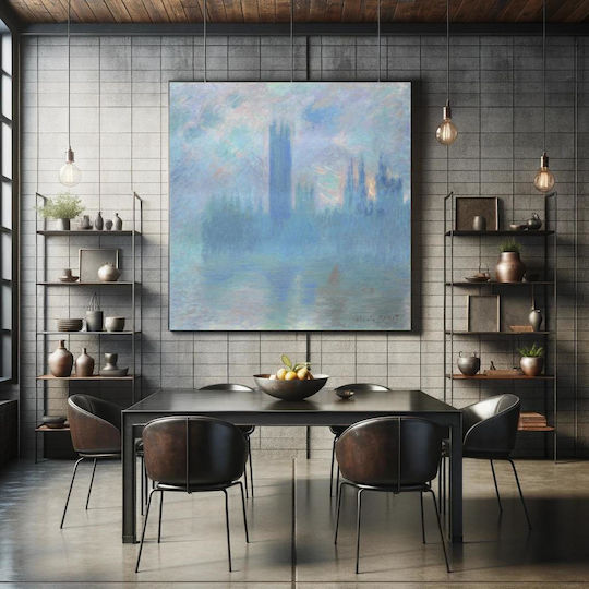 Houses Parliament Painting on Canvas 40x40cm