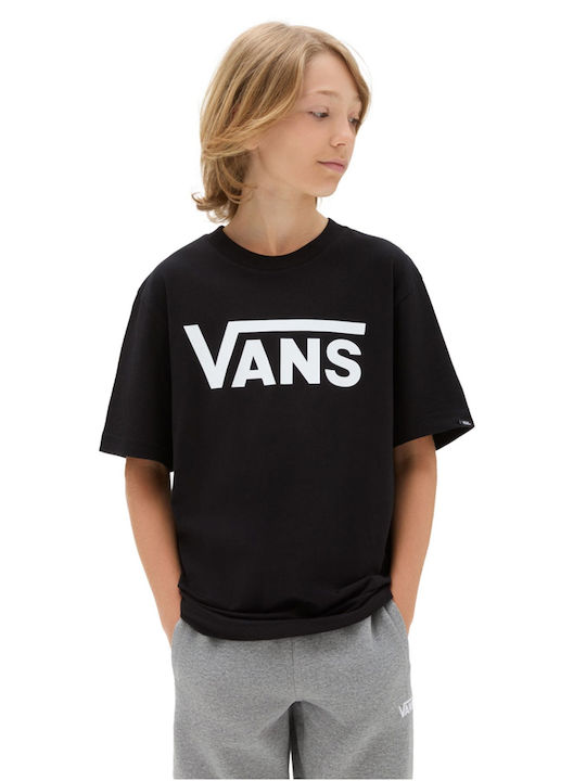 Vans Classic Παιδικό T-shirt Μαύρο