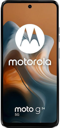 Motorola Moto G34 5G Dual SIM (4GB/128GB) Charcoal Black