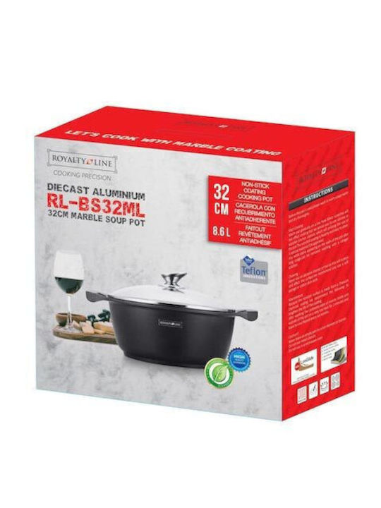Royalty Line Deep Pot made of Cast Aluminum 8.8lt / 32cm