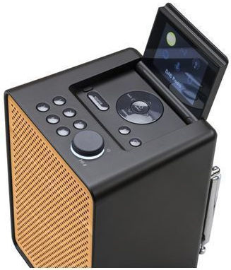 Pure Evoke Spot DAB+ cu Bluetooth Black / Cherry Wood