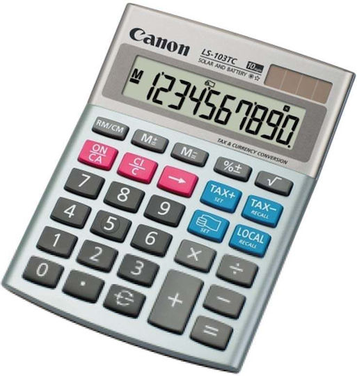 Canon Calculator 10 Digits in Silver Color