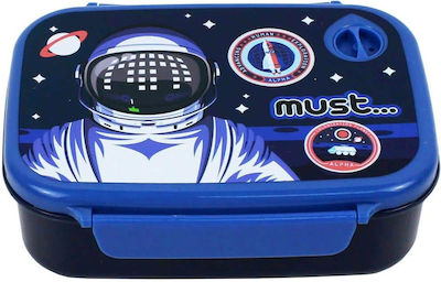 Must Plastic Kids' Lunch Set 0.8lt Astronaut