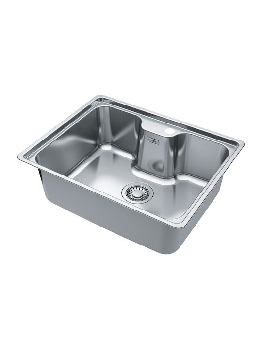 Franke Bell Bcx 610-61 1010634570 Drop-In Spüle Inox B61xT48cm Silber