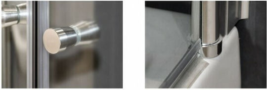 Karag S1 Καμπίνα Ντουζιέρας με Ανοιγόμενη Πόρτα 80x80x200cm Clear Glass Karag S1 Καμπίνα Ντουζιέρας με Ανοιγόμενη Πόρτα 80x80x200cm Clear Glass