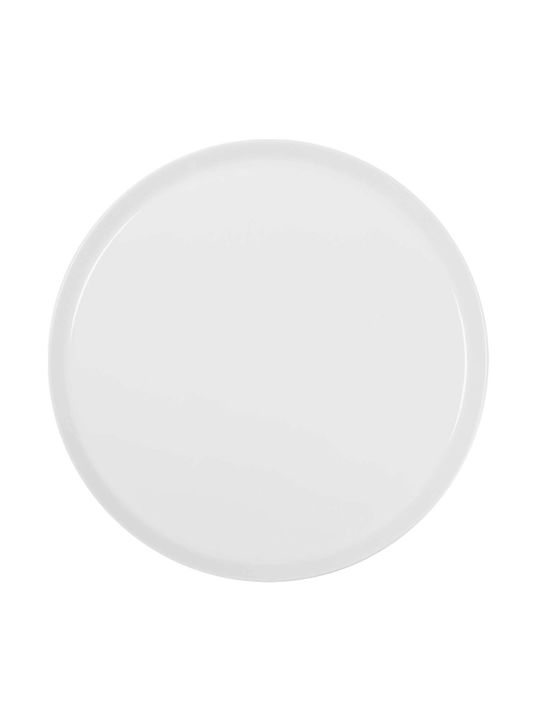 e-exoplismos Nordika Costaverde series Plate Shallow made of Porcelain White with Diameter 32cm 6pcs