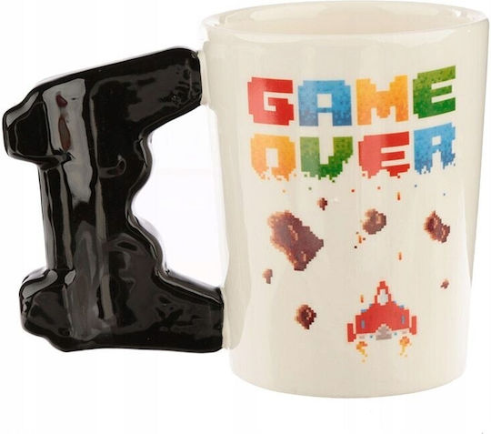 Puckator Game Over Κούπα Κεραμική Πολύχρωμη 350ml