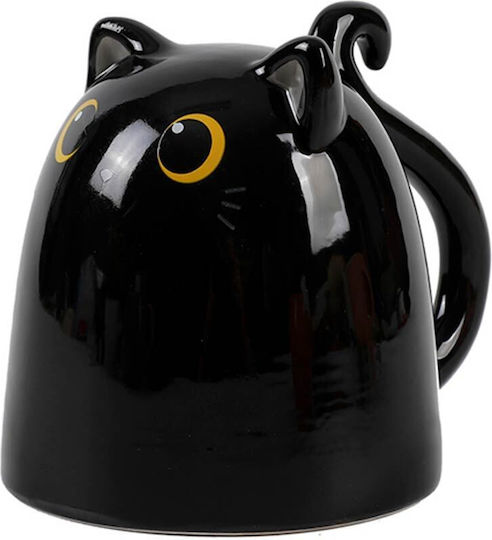 Total Gift Becher Keramik Schwarz 300ml