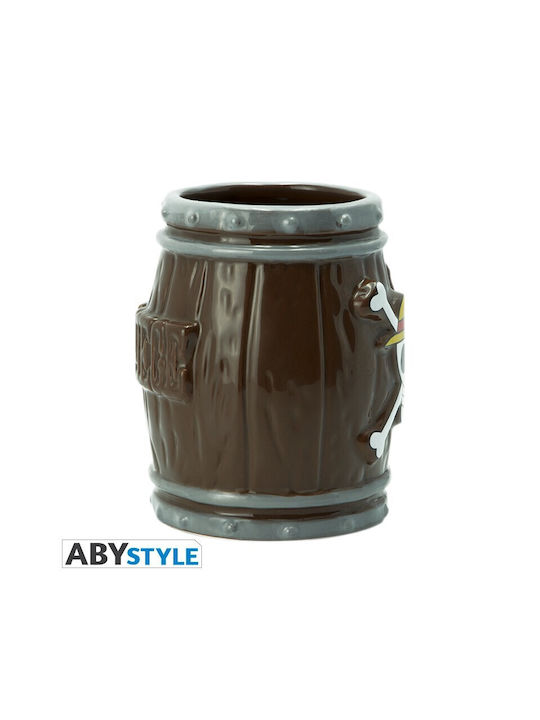Abysse One Piece 3d Barrel Κούπα Κεραμική Πολύχρωμη 350ml