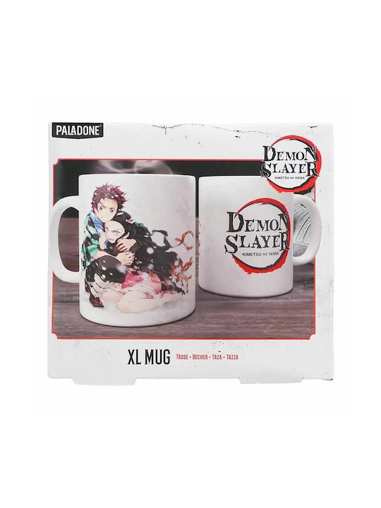 Paladone Demon Slayer Kimetsu No Yaiba (XL) Mug Ceramic White 550ml