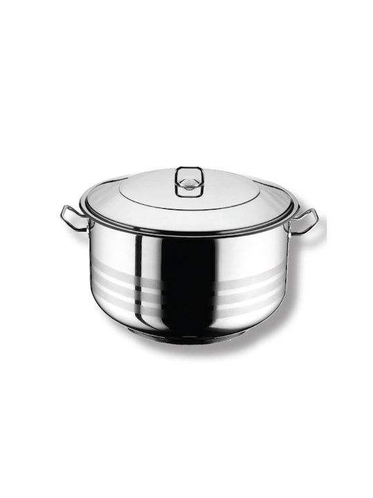 Hascevher Arian Gastro Deep Stainless Steel Pot 6lt / 24cm