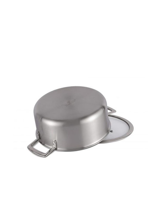 Edenberg Βαθιά Ανοξείδωτη Κατσαρόλα 4.3lt / 24cm