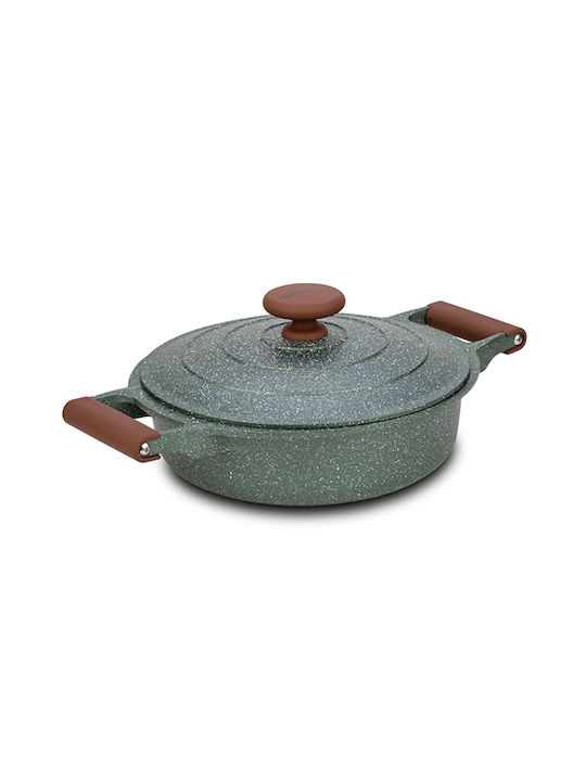 Nava Ωmega Shallow Pot made of Cast Aluminum 3.7lt / 26cm